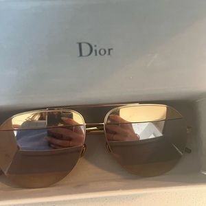 Mint condition Authentic Dior Split sunglasses